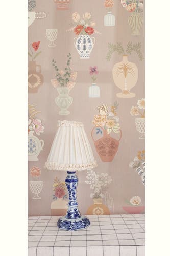 Majvillan - Floral Daiquiri Veil Merino Brown