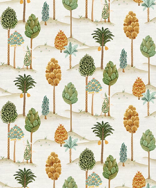 Osborne & Little - Foresta Byzance Foresta Olive/Gol