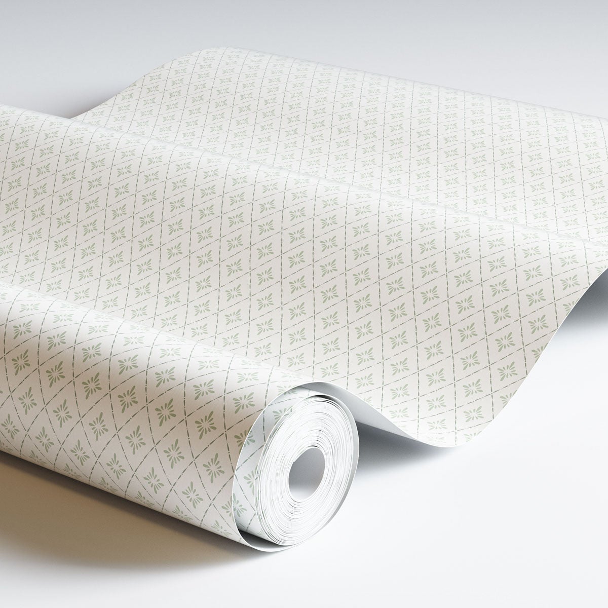 Duro - Lillstjärna Vit/Grön Småmönstrat