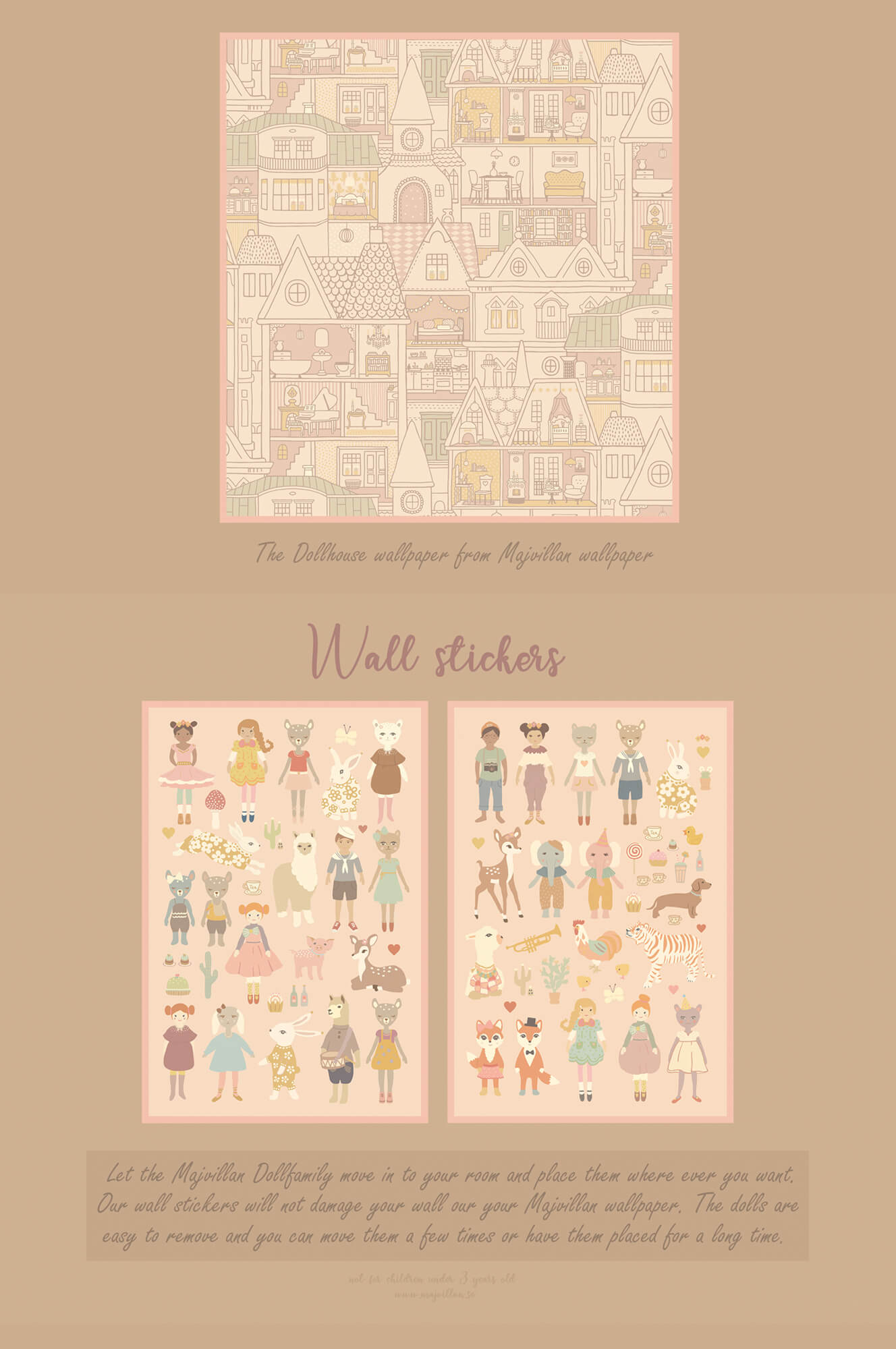 Majvillan - Wallstickers Poetry