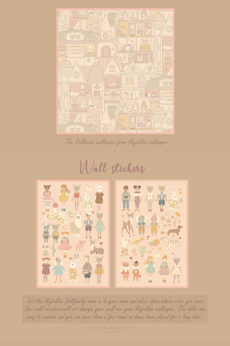 Majvillan - Wallstickers Poetry
