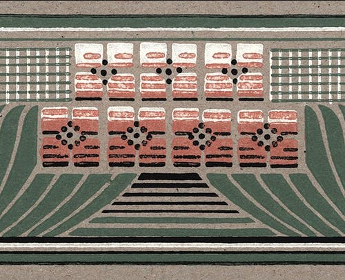 Lim & Handtryck - Wienerjugend - Kvist/Rosa B16-31