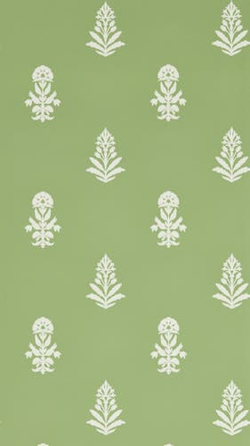 Sanderson - Dabu Botany Green