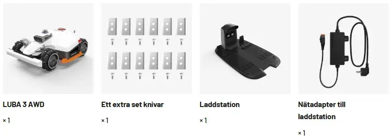 Robotgräsklippare LUBA 3 AWD 10000