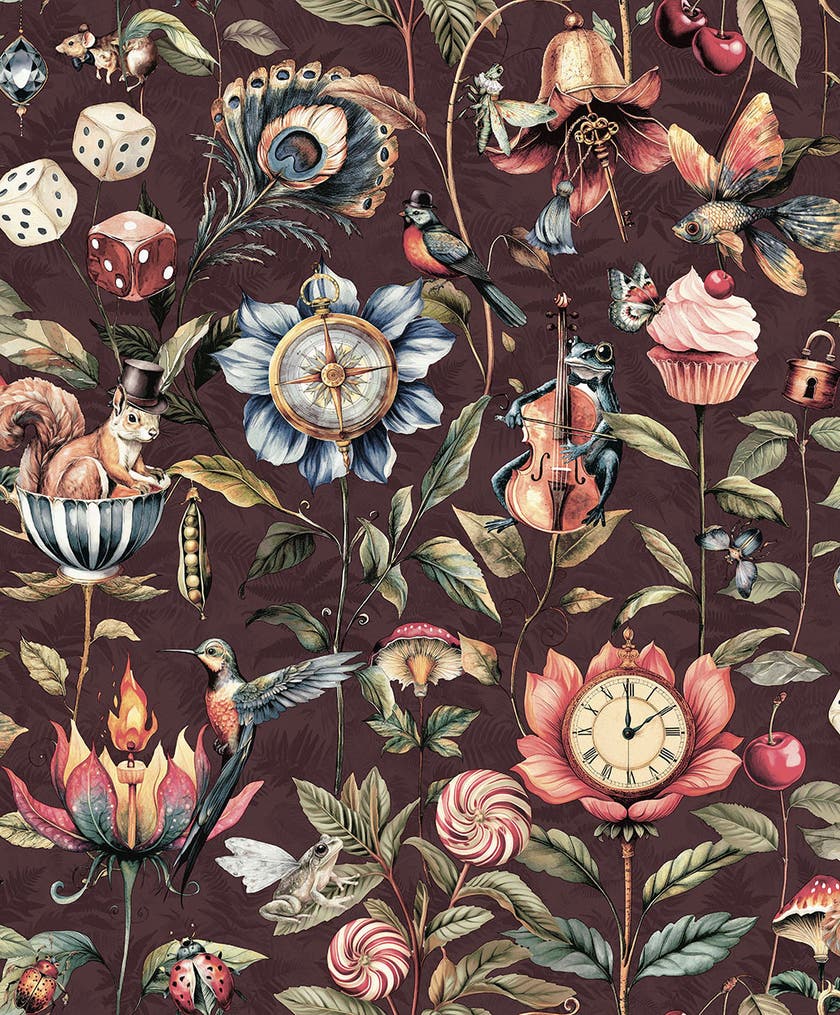 Intrade - Elysium Mulberry Tales of the Manor Tapet