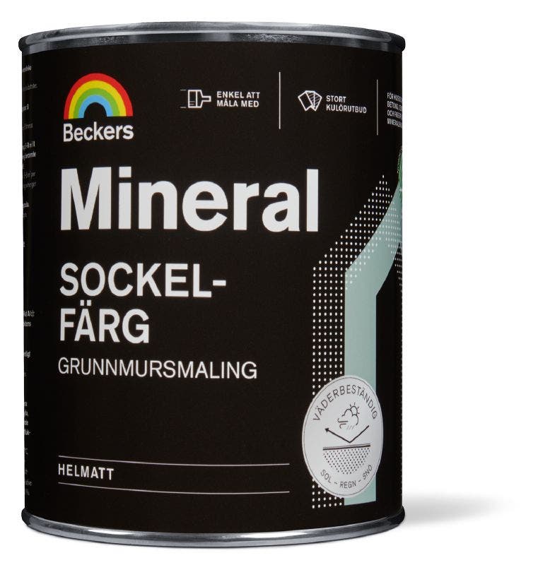 Mineral Sockelfärg 1 L 531 Grafit