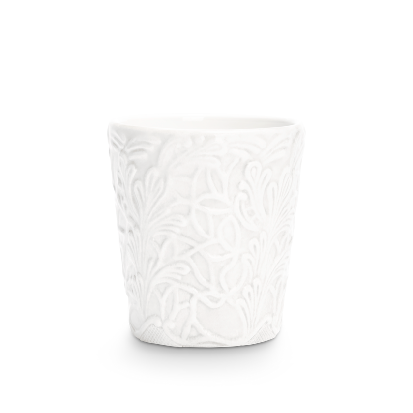 Lace Mugg 30 cl Vit