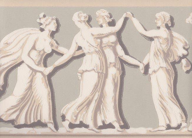 Nio musersbård - Torv/Lindblomsgrön B10-56