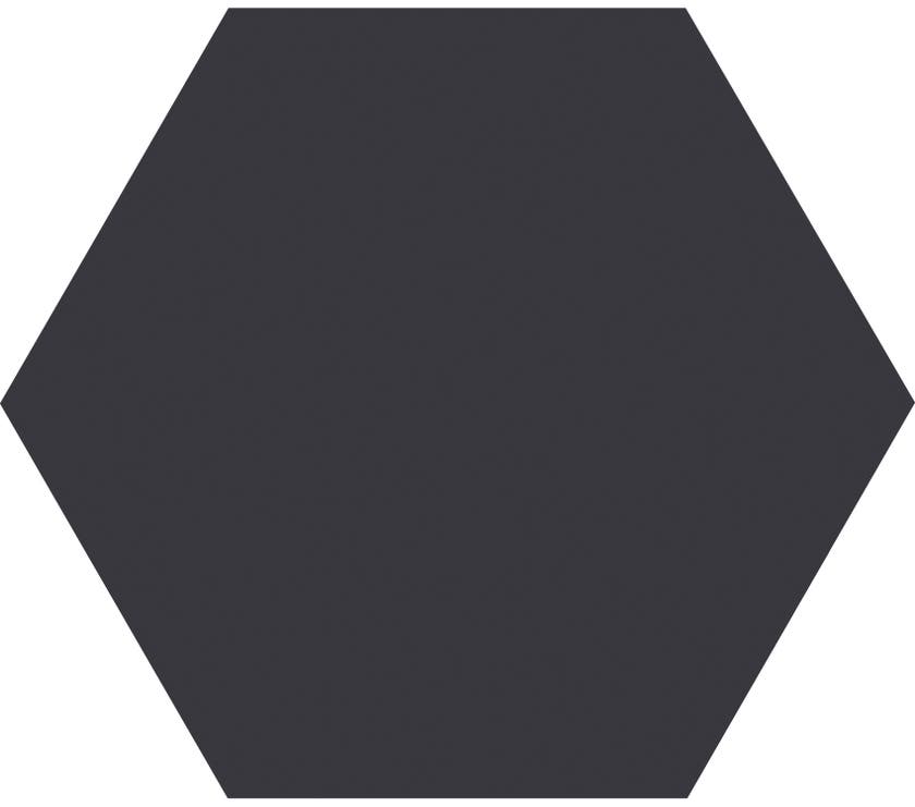 Haze Svart matt hexagon 15x17