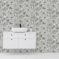 Glitter Bloom Silver
