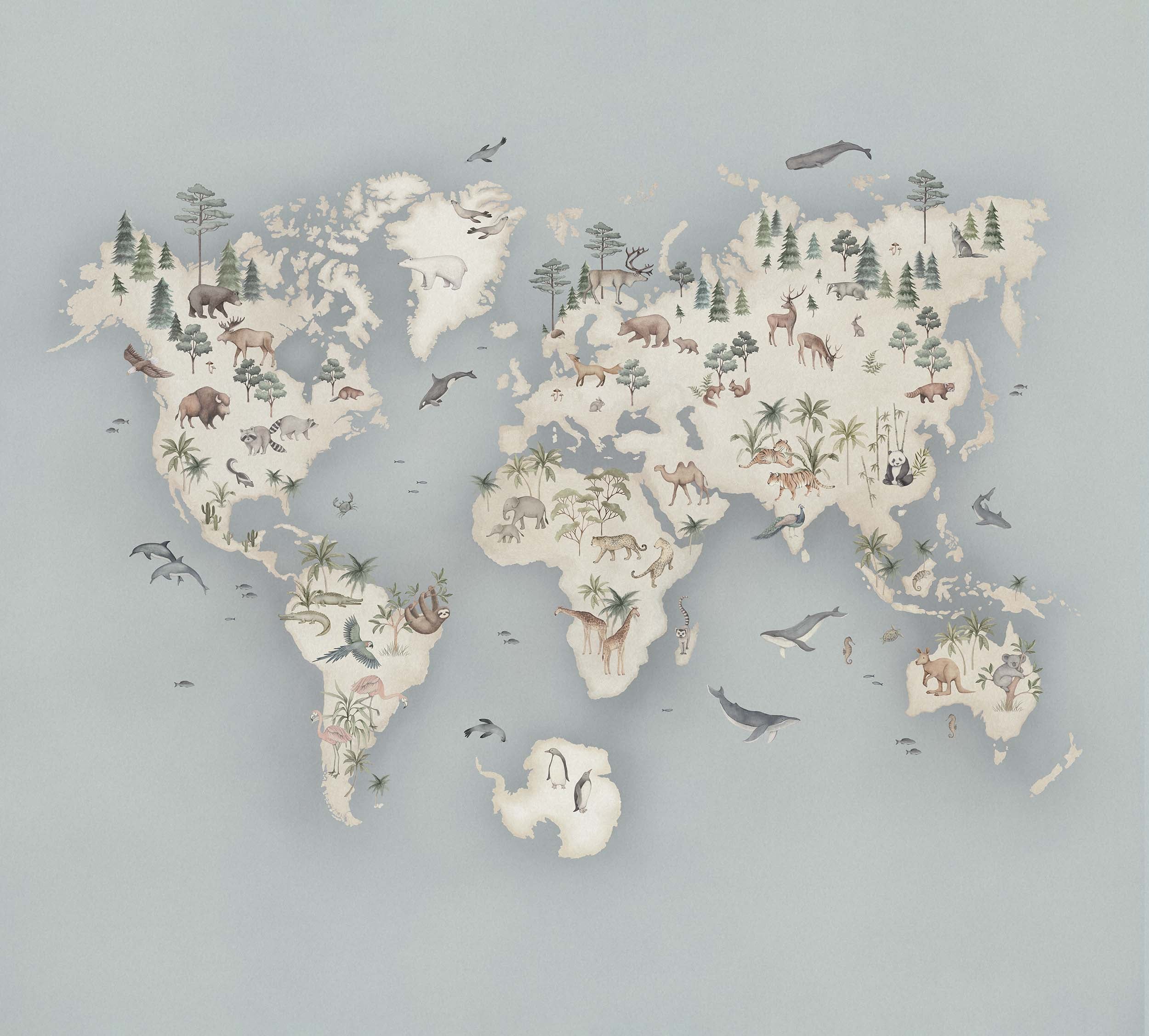 Boråstapeter - Little Explorer Mural Newbie