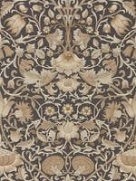 Pure Lodden Charcoal/Gold Morris Pure Wallpapers