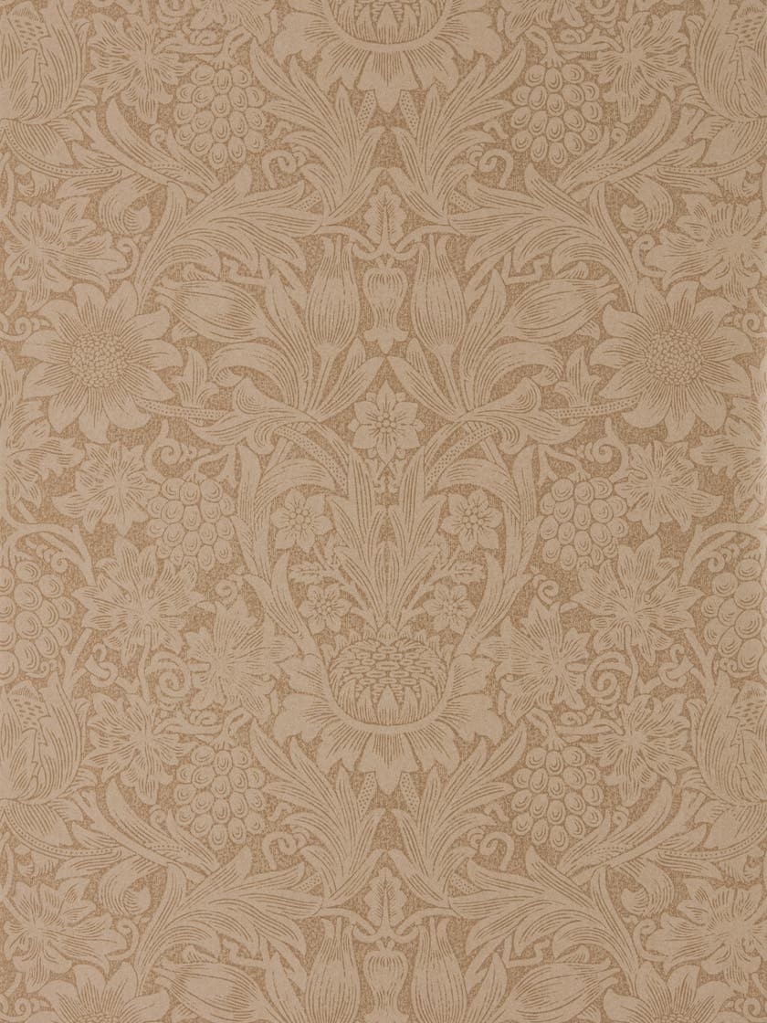 Morris & Co - Pure Sunflower Copper/Rus Morris Pure Wallpapers