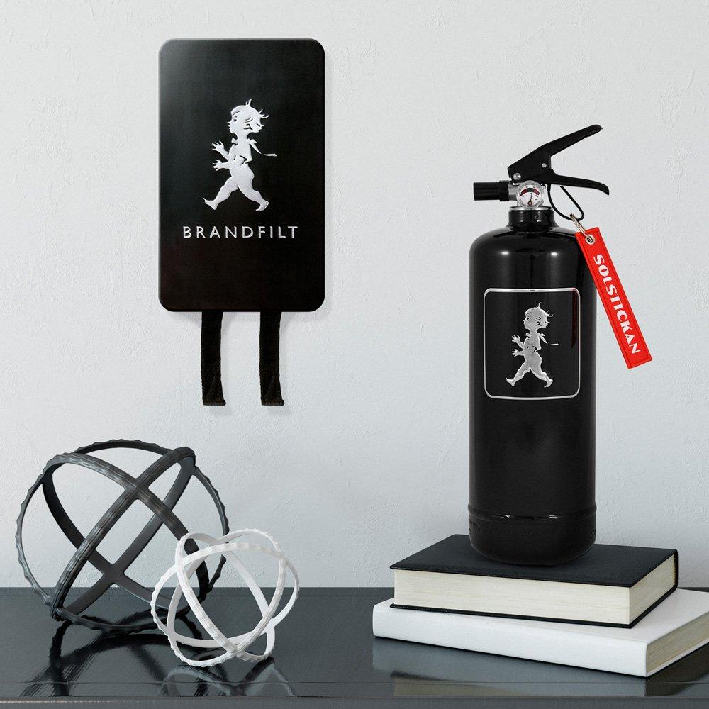 Brandsläckare 2 kg Svart/Silver