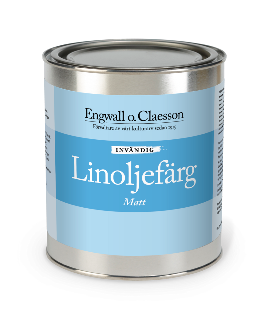 Linoljefärg invändig matt 1 L VIT