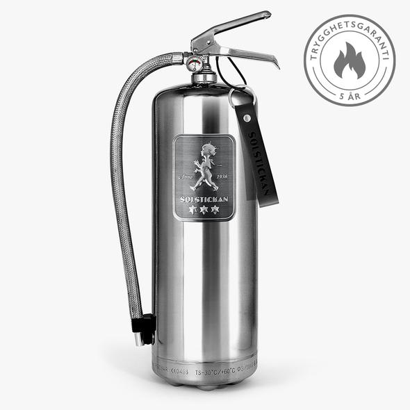 Brandsläckare 6 kg Design Steel Edition