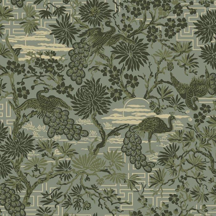 Duro - Brunnsgatan Grön Gammalsvenska Papper