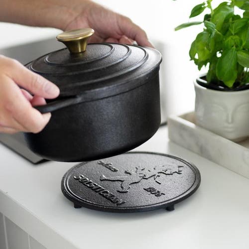 Grytunderlägg Gjutjärn Ø 19 cm Svart