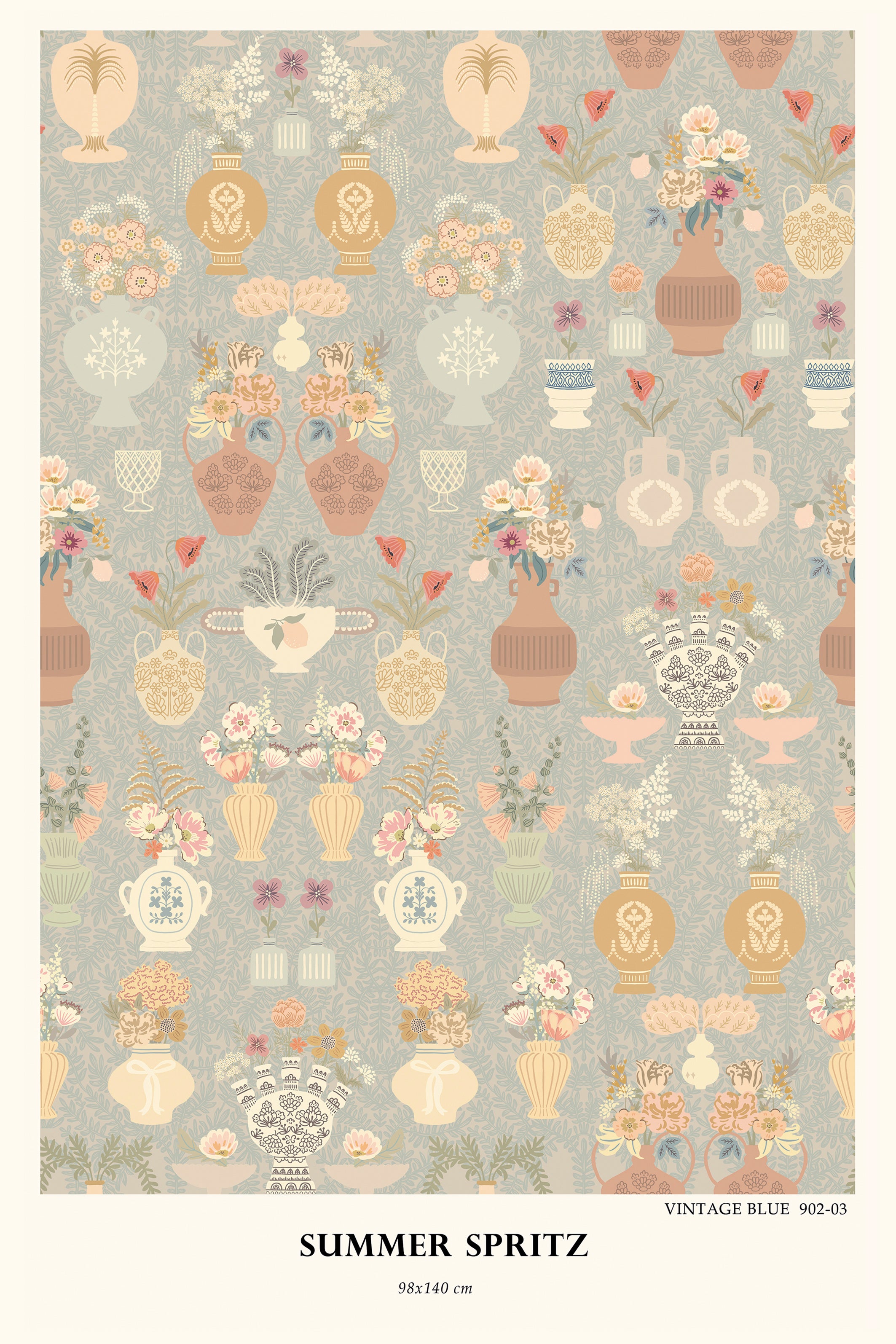 Majvillan - Summer spritz  Vintage blue