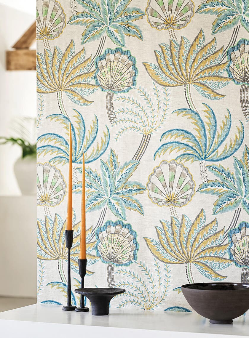 Osborne & Little - Ravenala Irisa Ravenala Petrol/Gol