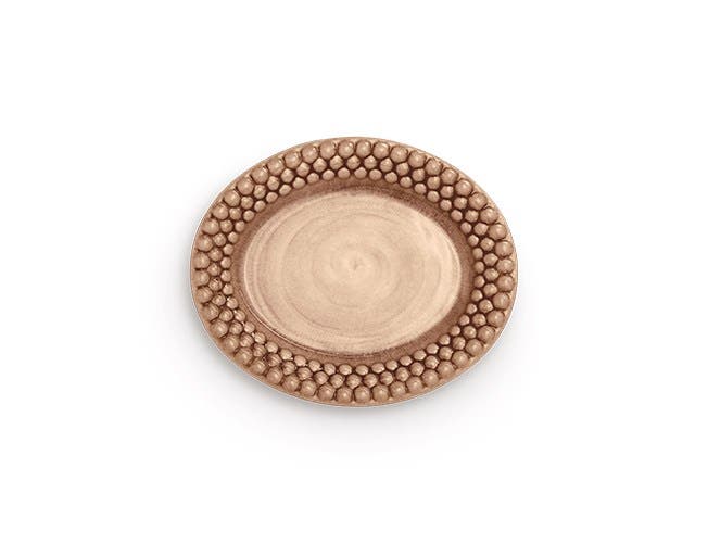 Bubbles Tallrik 20 x 16 cm Cinnamon