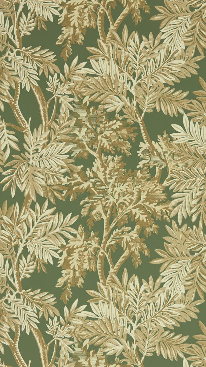 Sanderson - Tapestry Trees Woodland G Country Woodland Wallcove
