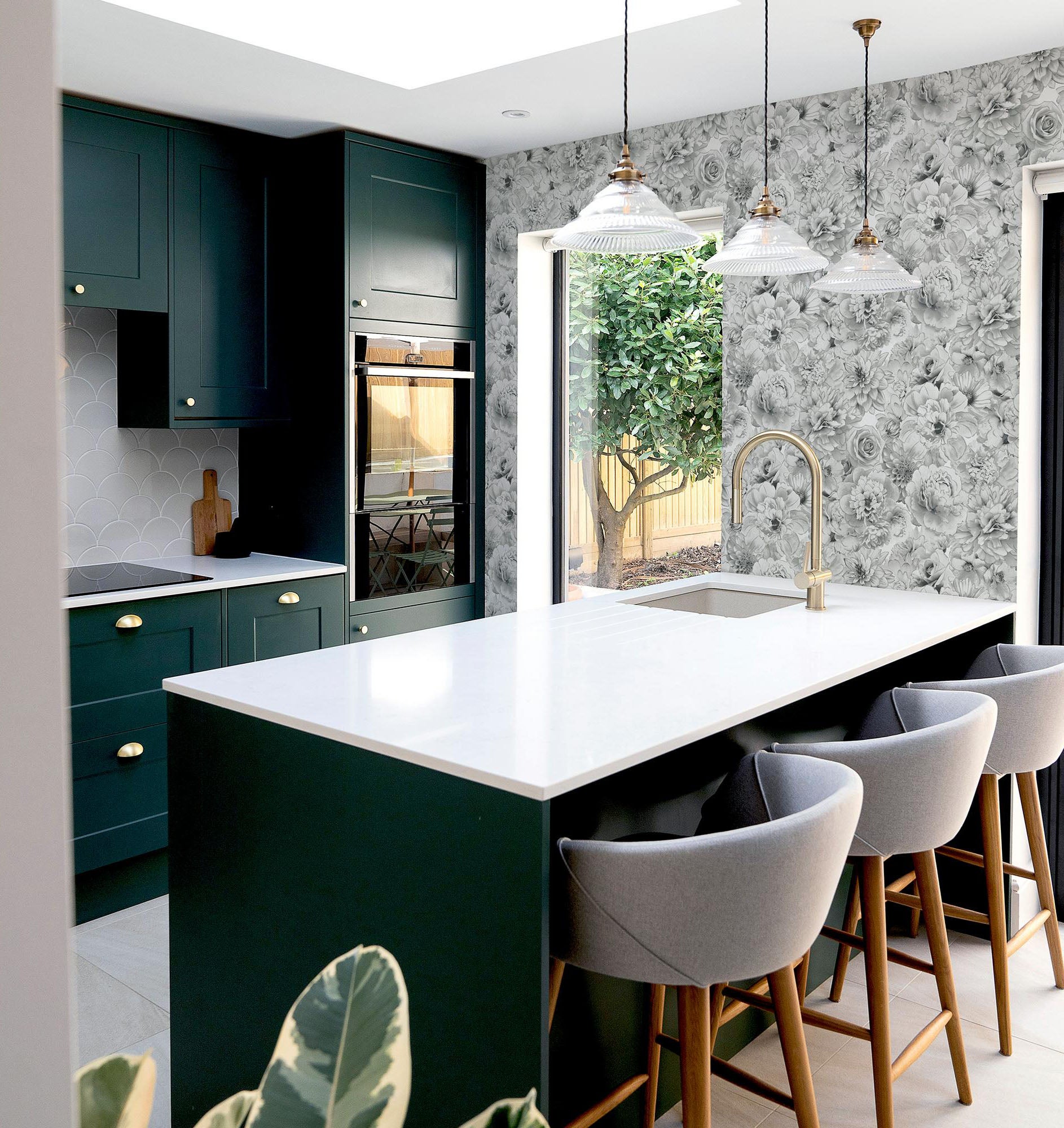 Glitter Bloom Silver