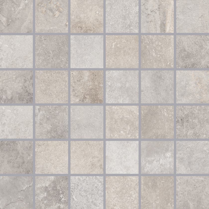 Craft Light grey mosaik 5x5, ark 30x30