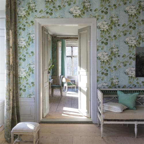 Designers Guild - Floreale - Wide Caprifoglio Wallpapers