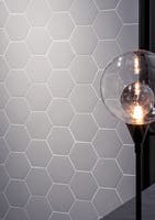 Haze Grå matt hexagon 15x17