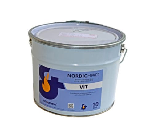 Nordic HW01 brandisolerande vit färg