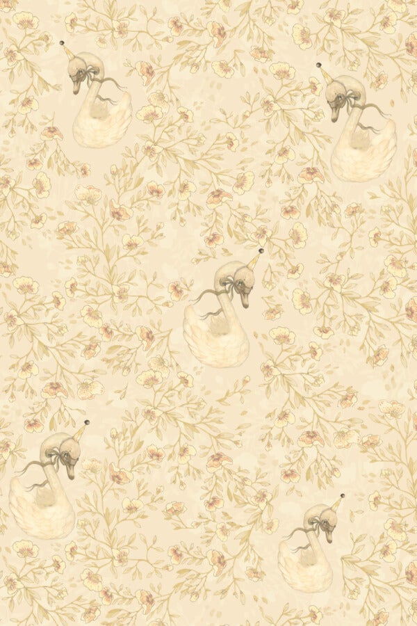 Dear Swan Pale Yellow MM-1308