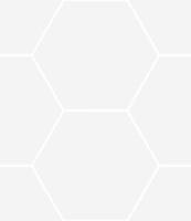 Haze Vit matt hexagon 15x17