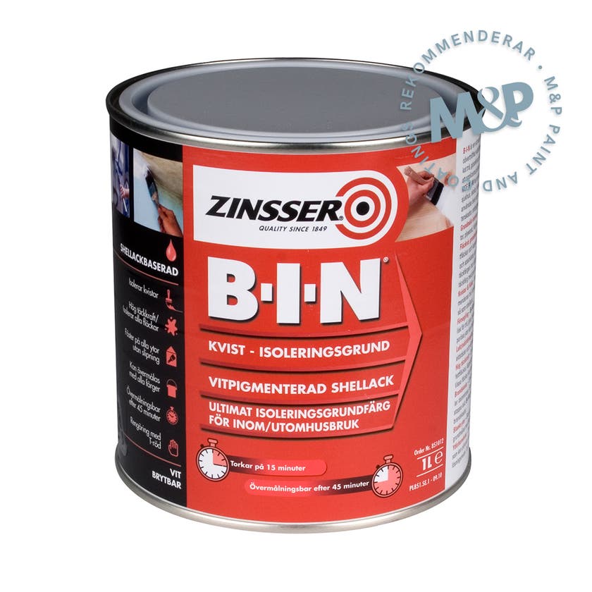 BIN Isoleringsgrund Vit 1L
