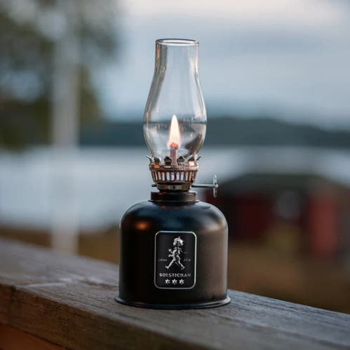 Fotogenlampa Svart/Silver