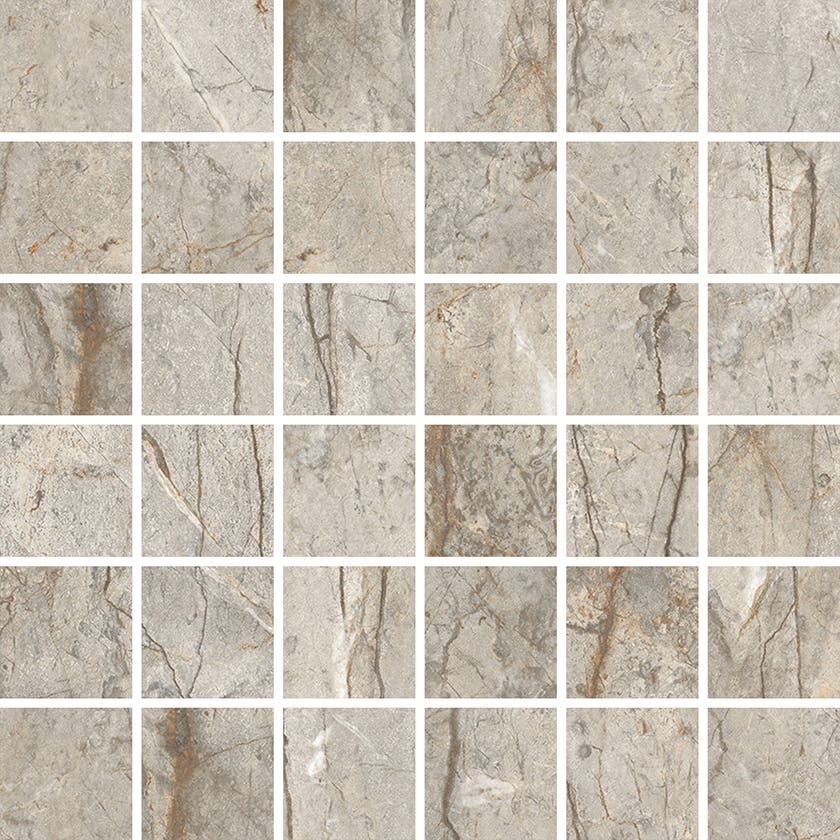 Canova Oxford grey mosaik 5x5, ark 30x30