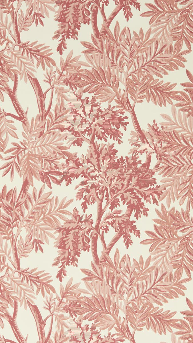 Tapestry Trees Berry/Pink Country Woodland Wallcove