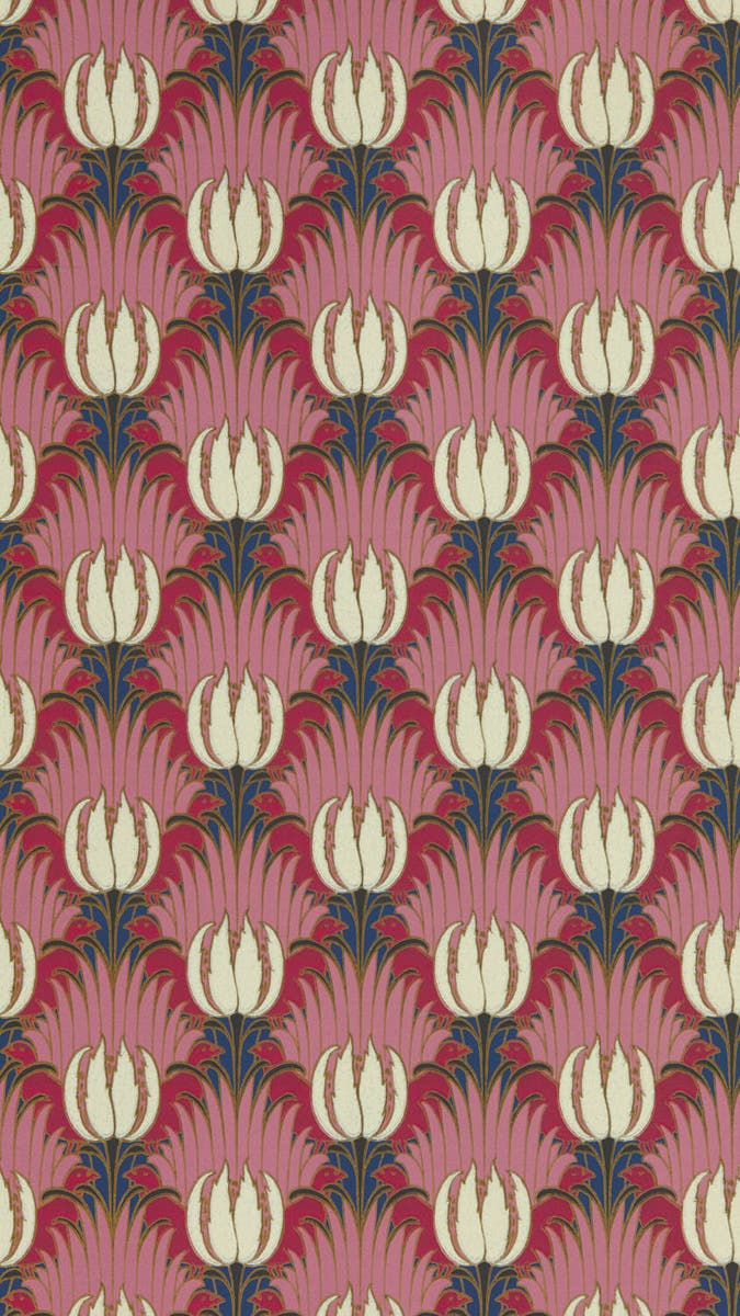 Morris & Co - Tulip & Bird Amaranth & B Bedford Park Wallpapers