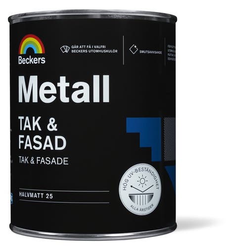 Metall Tak & Fasad 1 L Vit