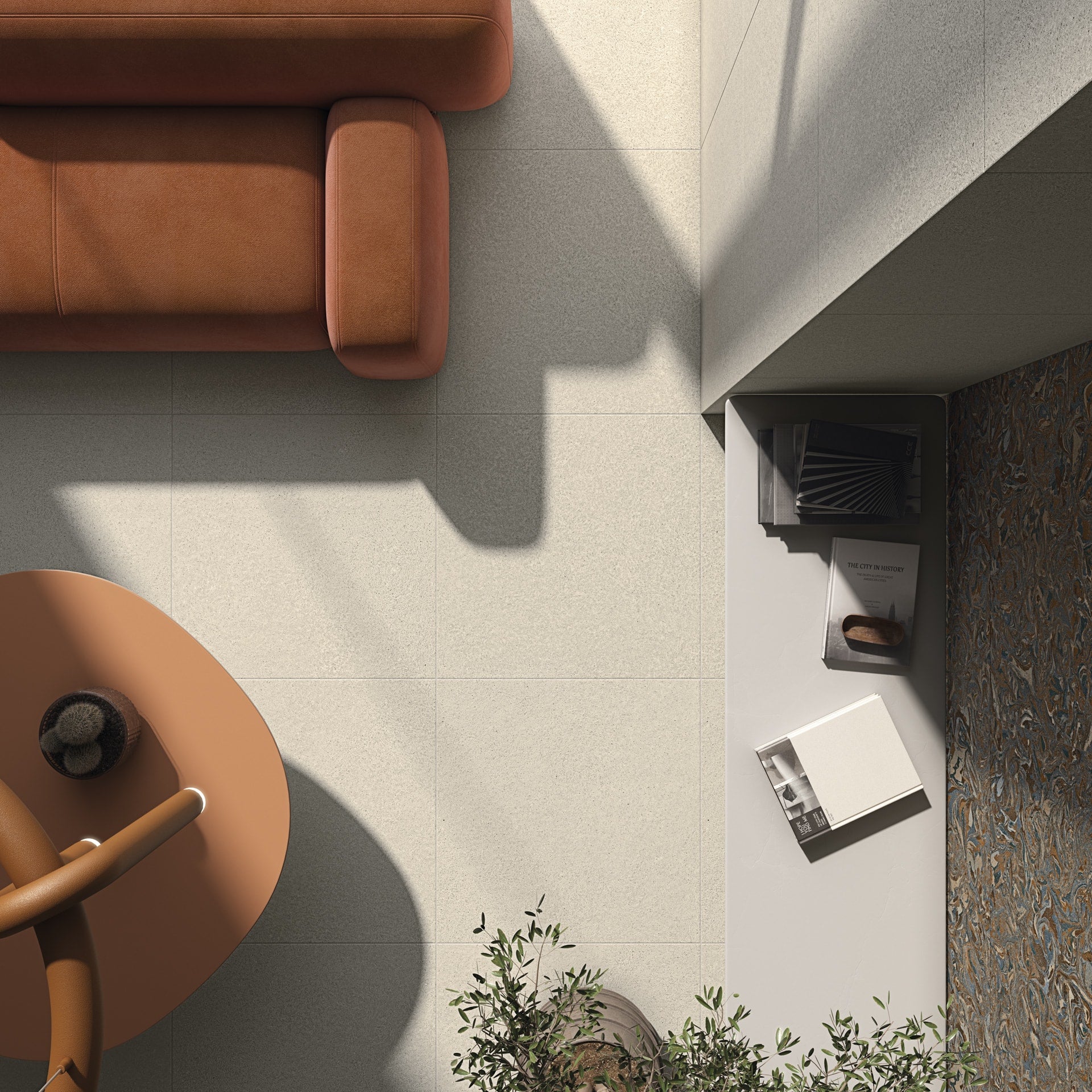 Mousse-R Greige - 80x80cm