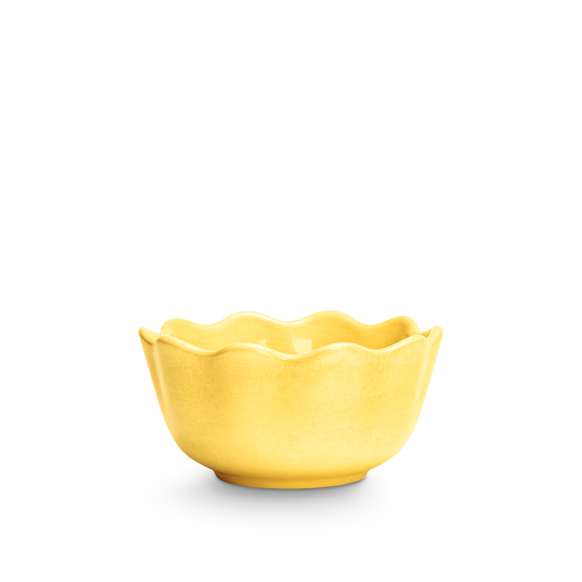Oyster Skål 13 cm Gul