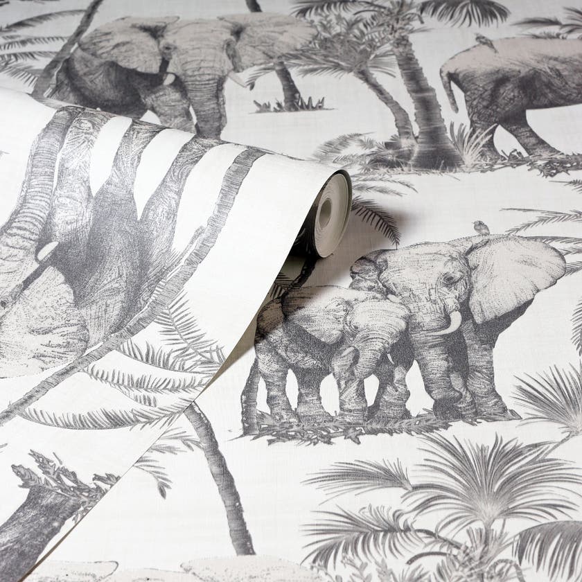 Safari Elephant Charcoal