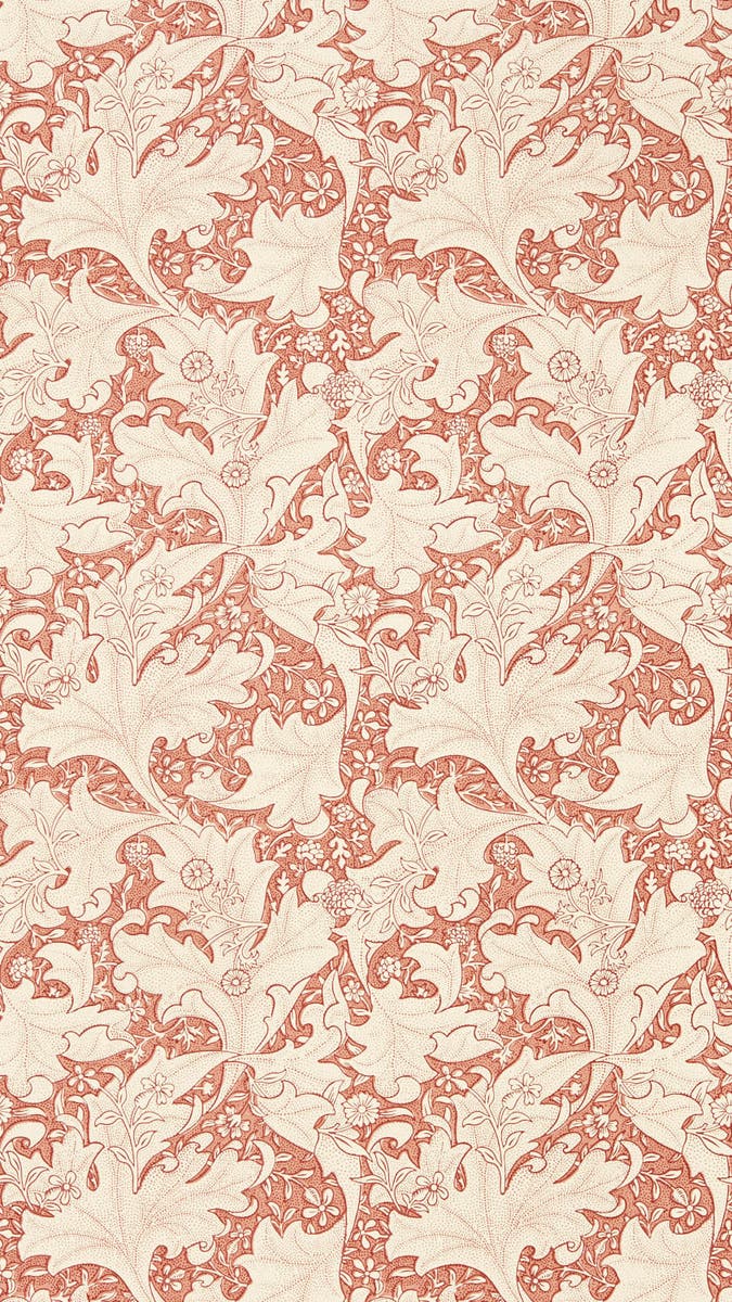 Morris & Co - Wallflower Chrysanthemum Emery Walker`s House Wall