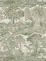 Highgrove Toile Yew Green