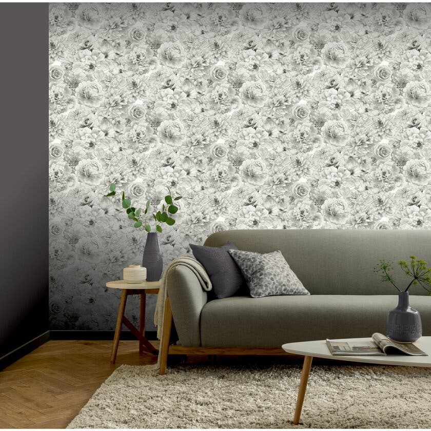 Glitter Bloom Silver