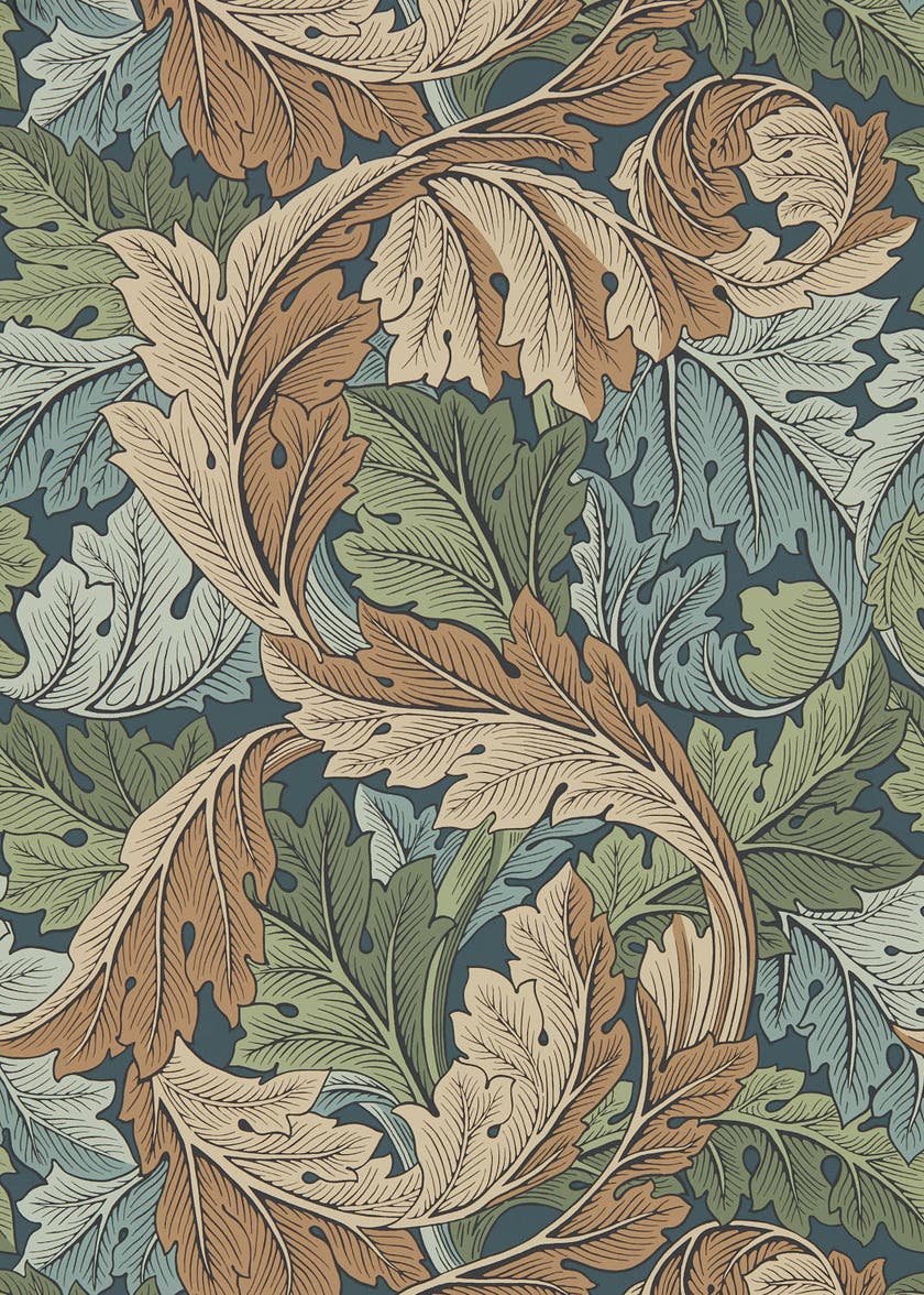 Acanthus Slate Blue/Thyme Archive IV The Collector