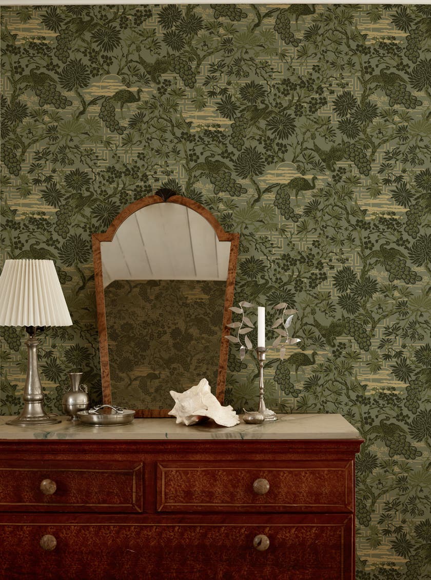 Duro - Brunnsgatan Grön Gammalsvenska Papper