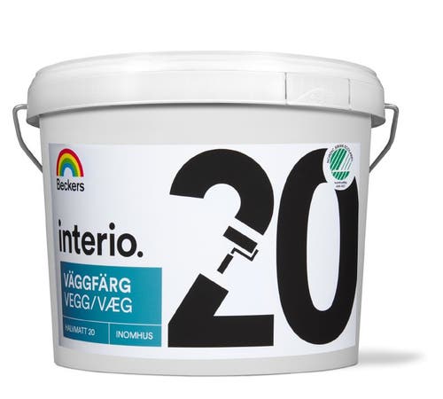 Interio Väggfärg 20 - 10L - Antikvit