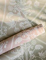 Highgrove Damask Silver Green