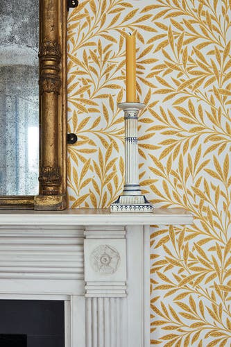 Morris & Co - Willow Yellow Queen Square Wallpapers